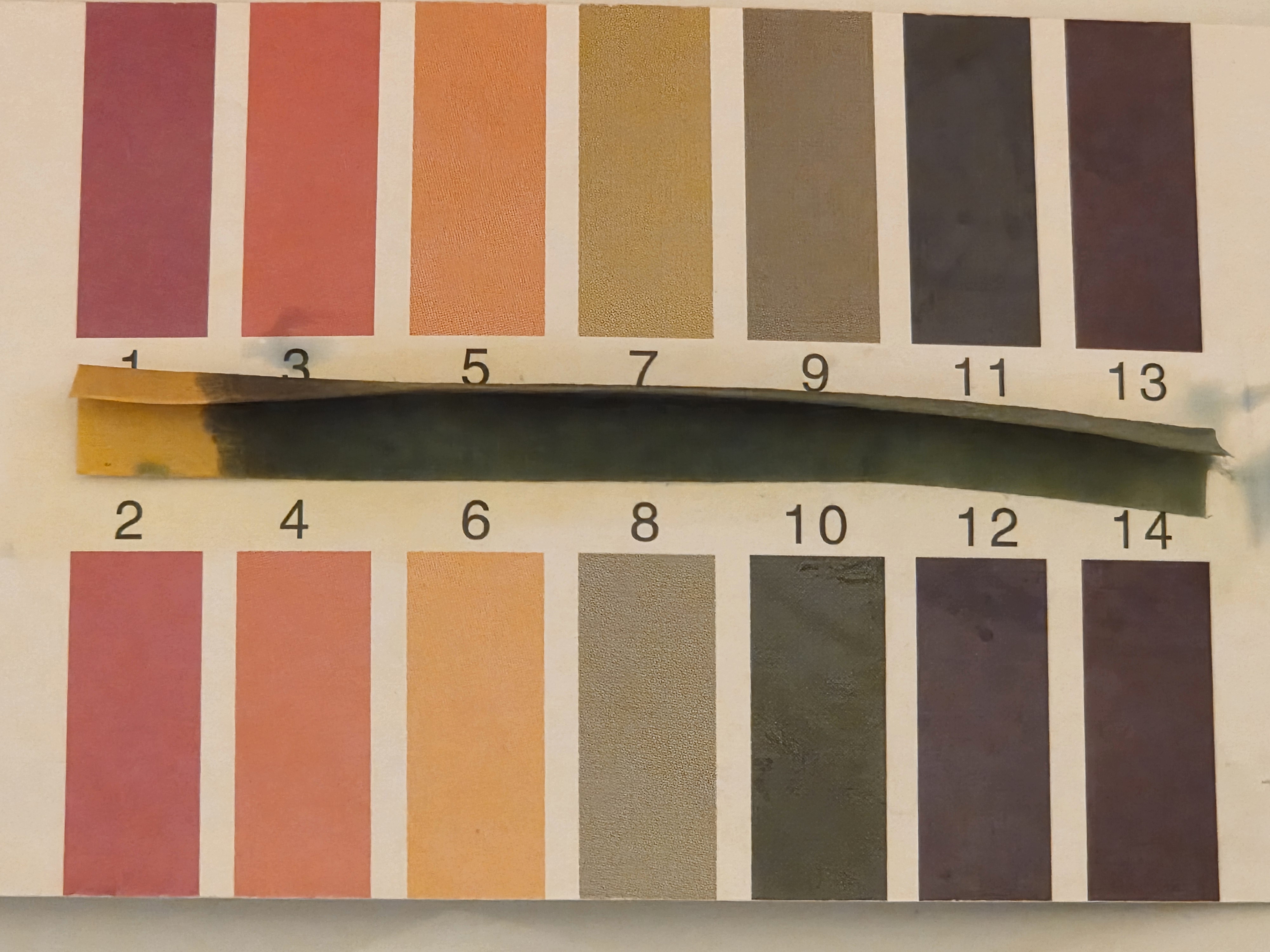 Urine tested at pH 10